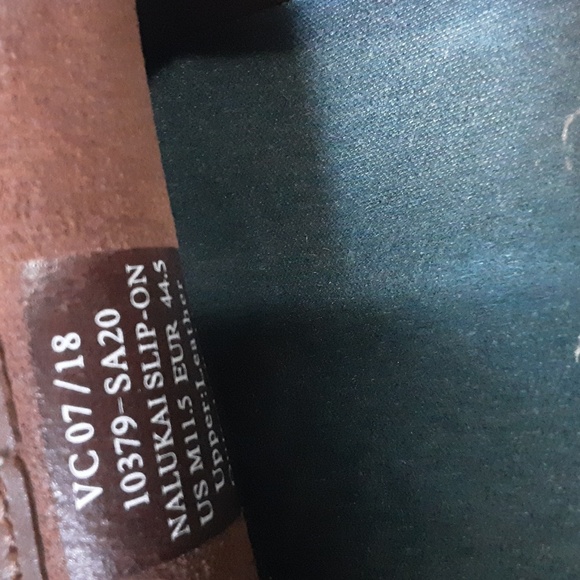 Olukai Nalukai Loafers Slip-On men's brown leather size 11.5us - Picture 7 of 8